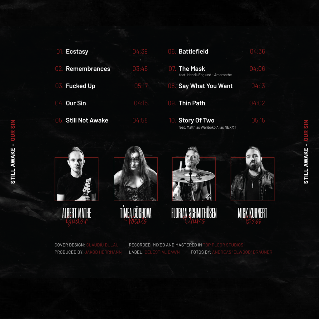 CD - Our Sin, Inlay card